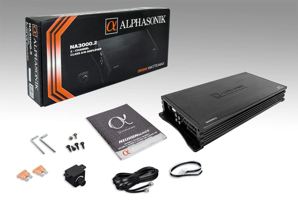 NA3000.2 - ALPHASONIK AMPLIFICADOR DE 2 CANALES CLASE A/B 3000W MAX