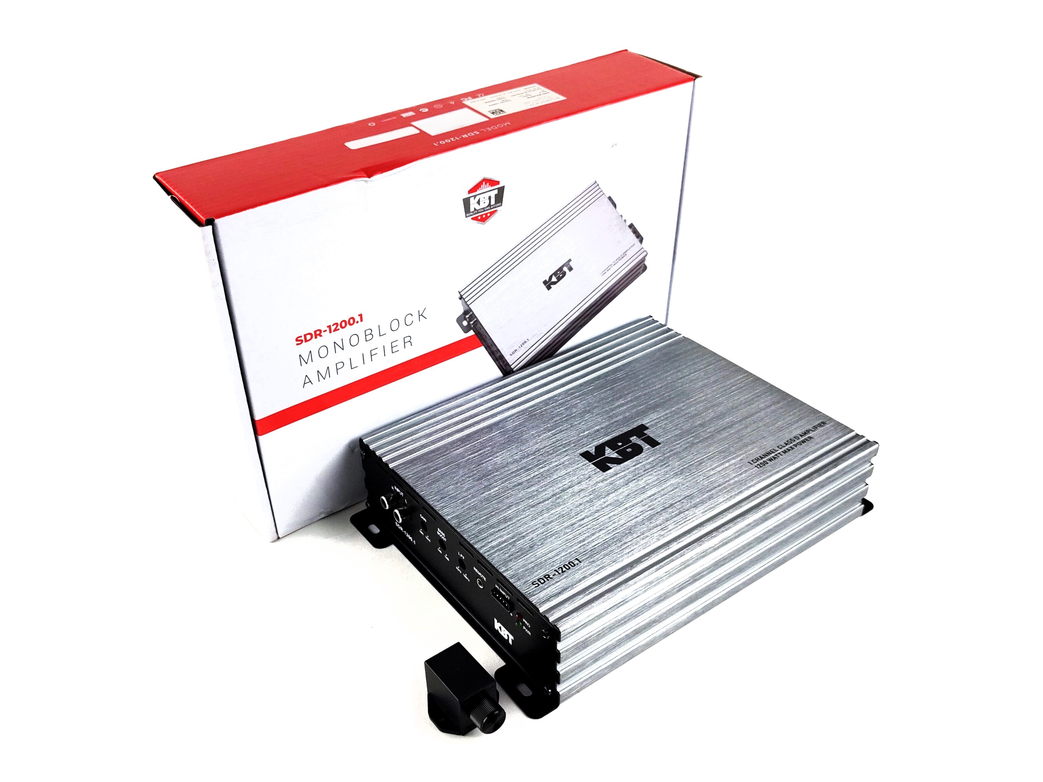 SDR-1200.1 - KBT AMPLIFICADOR 1 CANAL CLASE AB 1200W MAX 600W RMS X1 @1 OHM