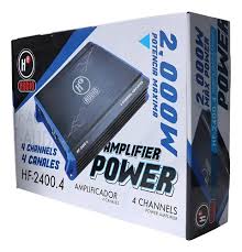 HF-2400.4 - HF AMPLIFICADOR 4 CANALES CLASE AB 2000W MAX