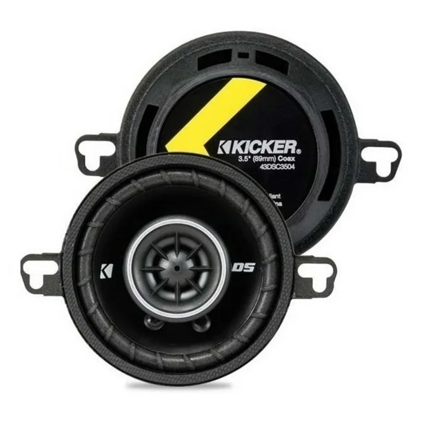 DSC3504 - KICKER PAR DE BOCINAS 3.5” 2 VÍAS 80W 4 OHMS