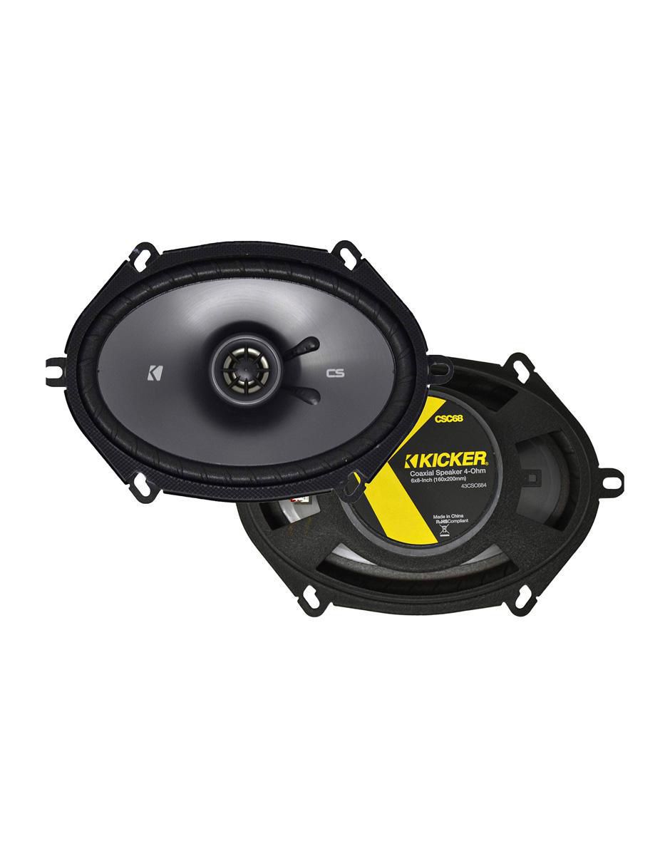 CSC68 - KICKER PAR DE BOCINAS DE 6X8" 75W RMS 225W MAX 4 OHMS