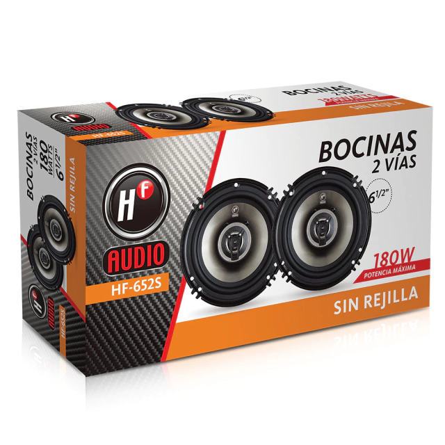 HF-652S - HF PAR DE BOCINAS 6.5 2 VÍAS 180W