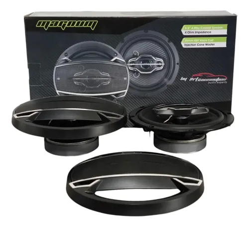 RS653 V2 - MAGNUM PAR DE BOCINAS DE 6.5" 3 VIAS 250W MAX 30W RMS 4 OHMS