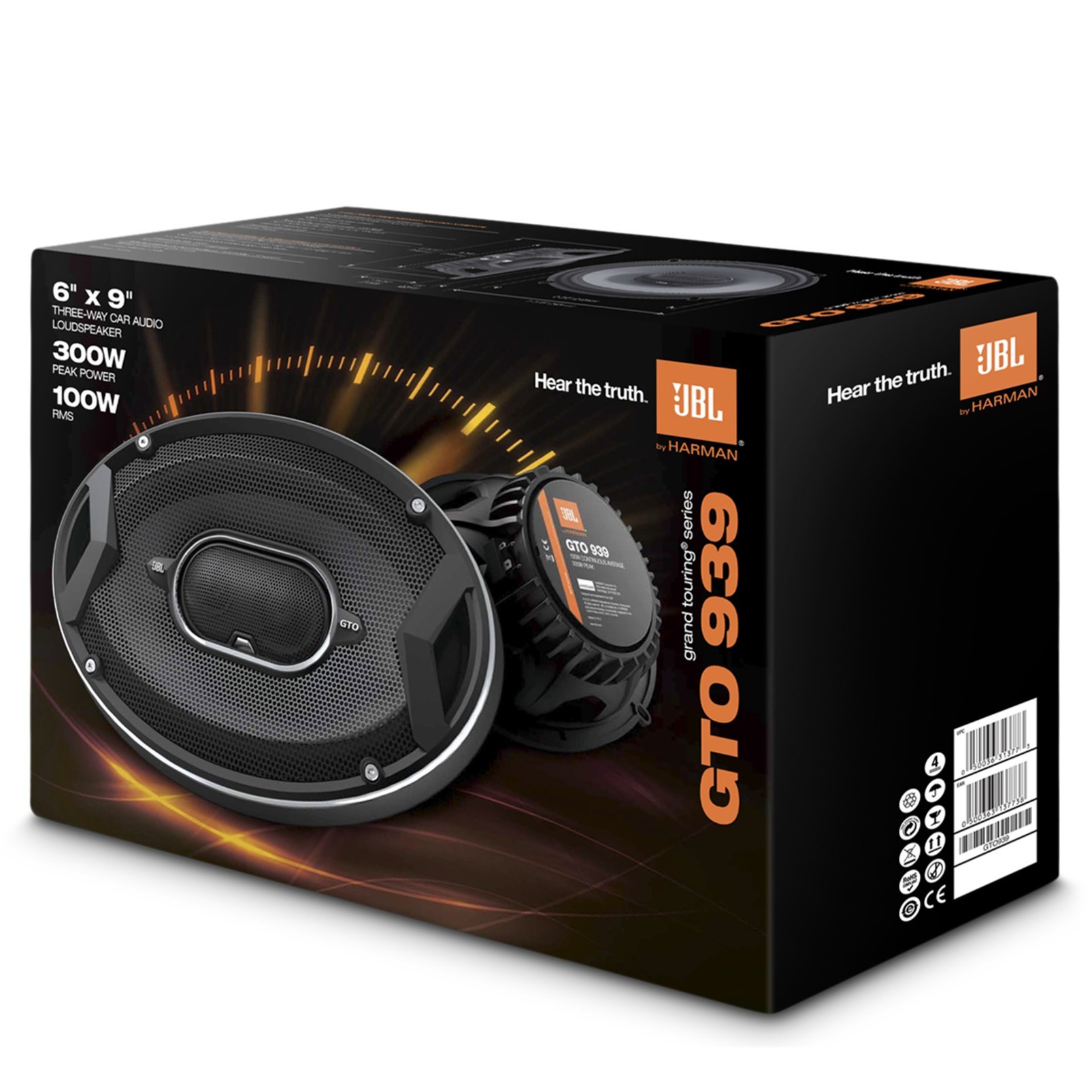 GTO939 - JBL PAR DE BOCINAS DE 6X9" 300W MAX 100W RMS