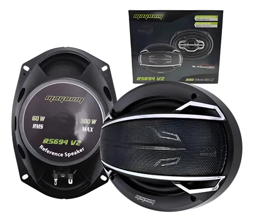 RS694 V2 - MAGNUM PAR DE BOCINAS DE 6X9" 4 VIAS 300W MAX 42W RMS 4 OHMS