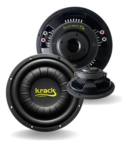 KWS-1044DVC - KRACK SUBWOOFER 10" PLANO DUAL 4 200W