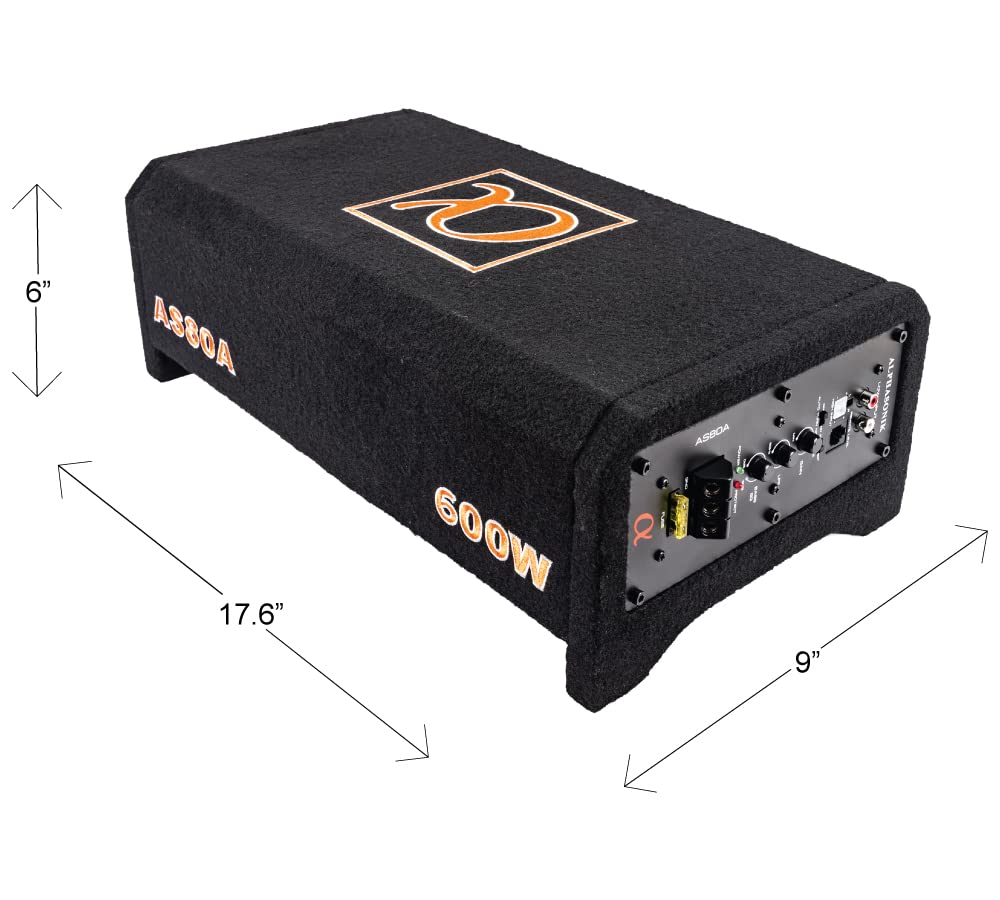 AS80A - ALPHASONIK BAJO AMPLIFICADO 8" 600W MAX