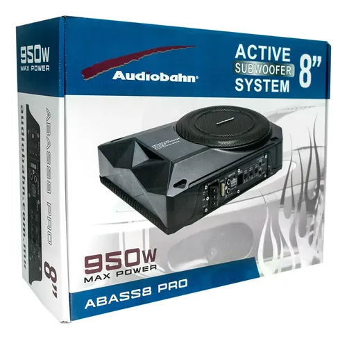 ABASS8PRO - AUDIOBAHN SUBWOOFER AMPLIFICADO 8" 950W 125W RMS