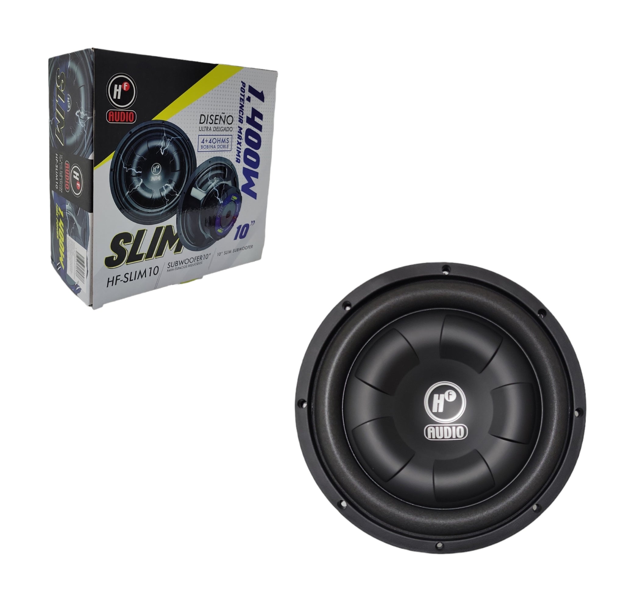 HF-SLIM10 - HF SUBWOOFER PLANO 10" 1400W