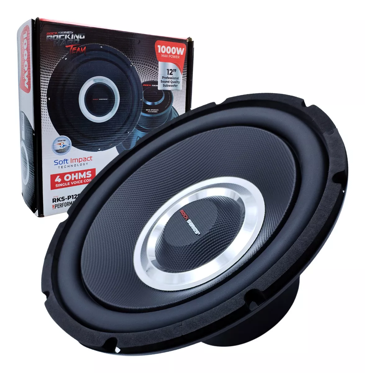 RKS-P12SVC - ROCK SERIES SUBWOOFER 12” 1000W 4 OHMS