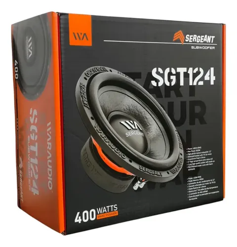 SGT124 - WAR AUDIO SUBWOOFER 12" 4 OHMS 400W RMS