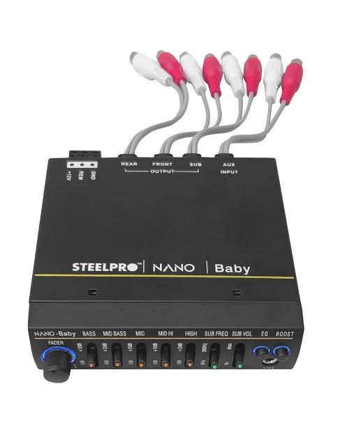 NANO-BABY - STEELPRO EQUALIZADOR PRE AMPLIFICADO DE 5 BANDAS