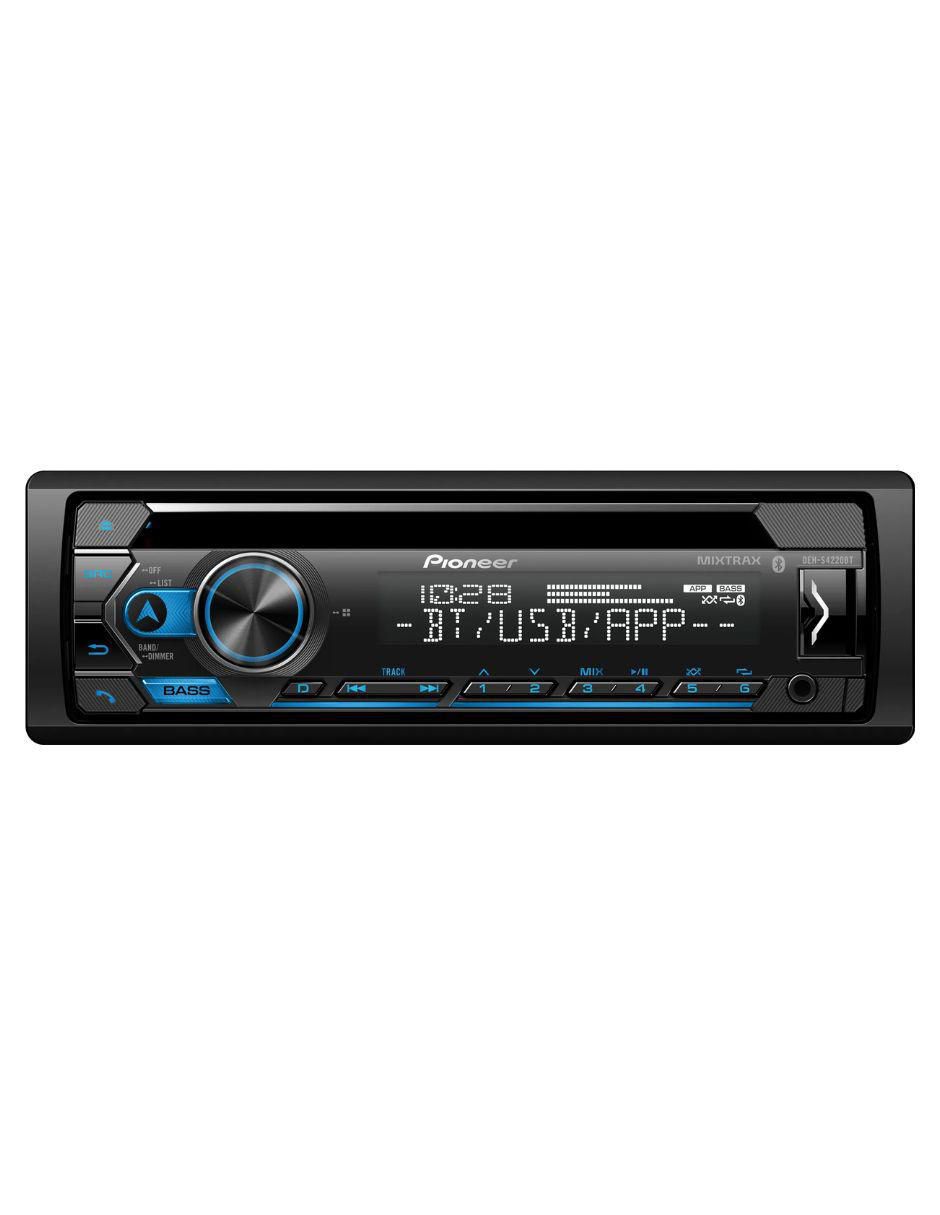 DEH-S4220BT - PIONEER ESTEREO 1 DIN BT USB AUX CON REPRODUCTOR CD
