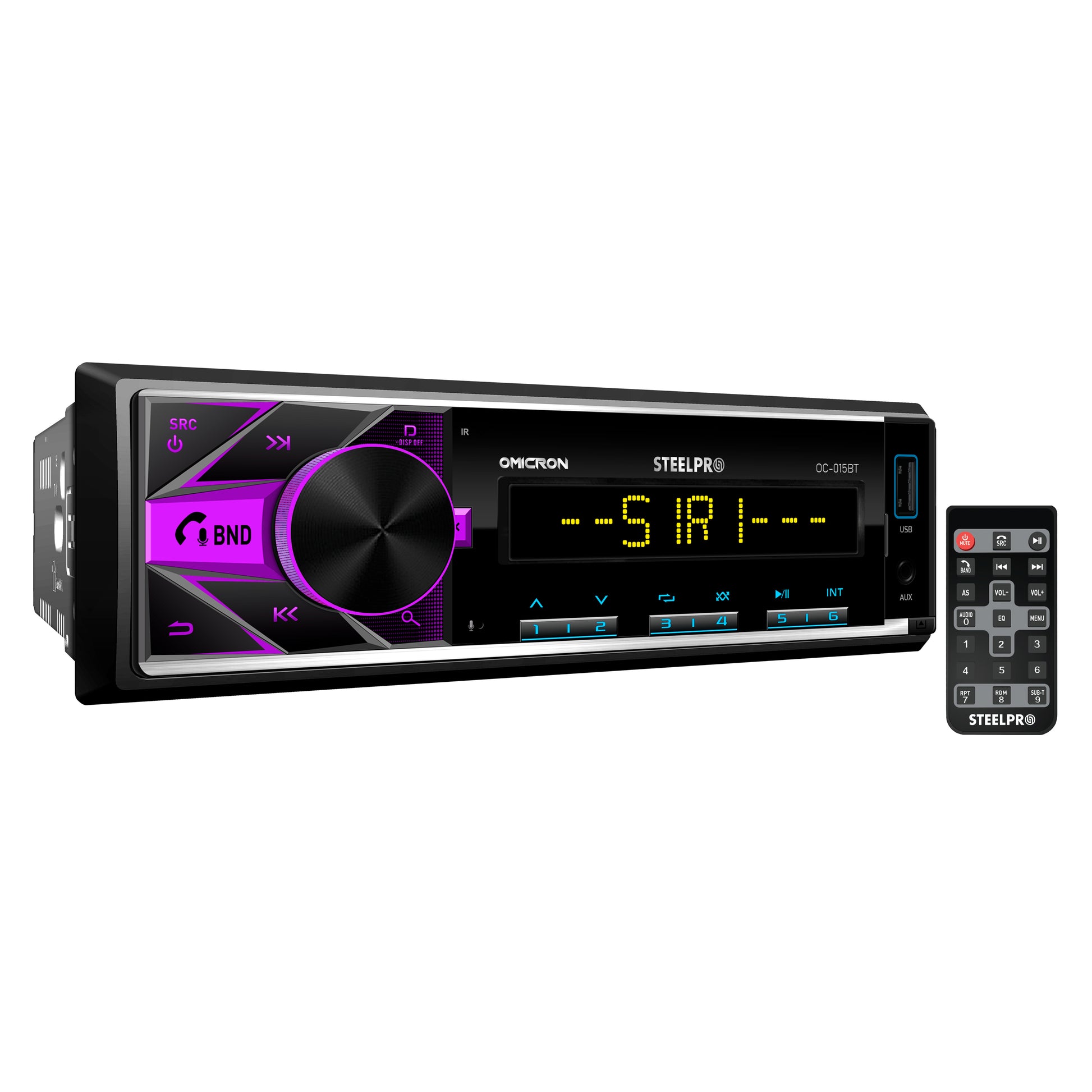 OC-015BT. - OMICRON ESTEREO 1 DIN APP SIRI BLUETOOTH USB