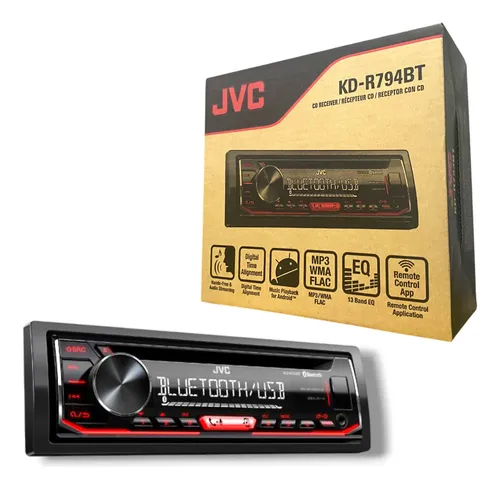 KD-R794BT - JVC ESTEREO 1 DIN BLUETOOTH ISB AUX APP