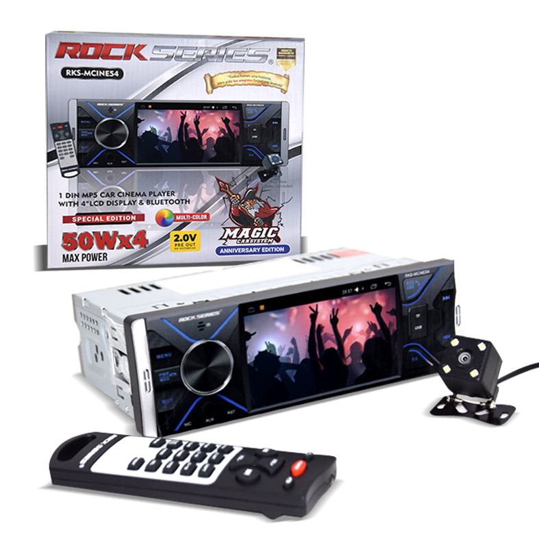 RKS-MCINE54 - ROCK SERIES ESTEREO 1 DIN PANTALLA 4"