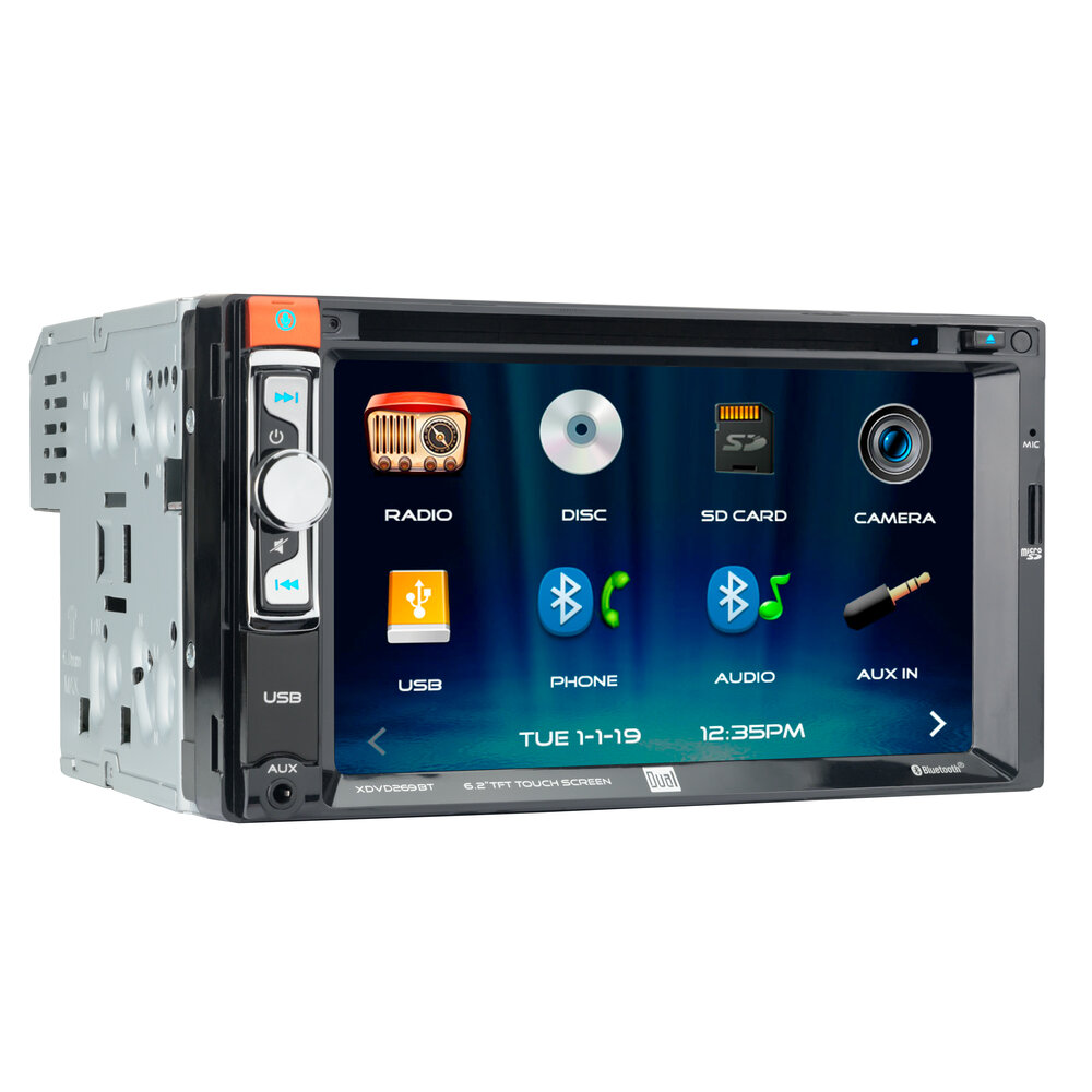 XDVD269BT - DUAL PANTALLA 6.2” MULTIMEDIA CON DVD