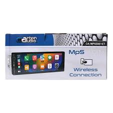 CA-MP56861ET - CARBÓN AUDIO PANTALLA 1 DIN DE 6.8” CARPLAY Y ANDROID AUTO INALÁMBRICOS