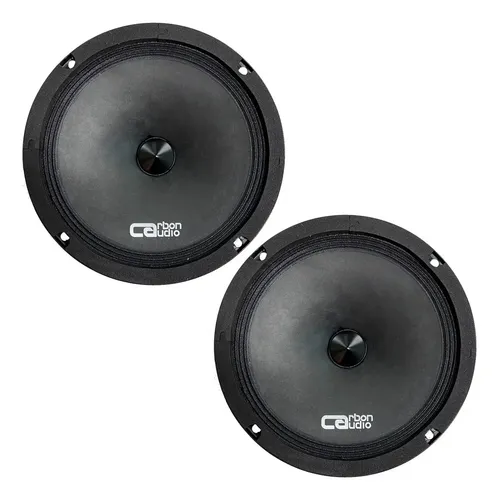 CA-MR04065ET - CARBON AUDIO PAR DE MEDIOS RANGOS 6.5" 400W MAX 90dB 4 OHMS