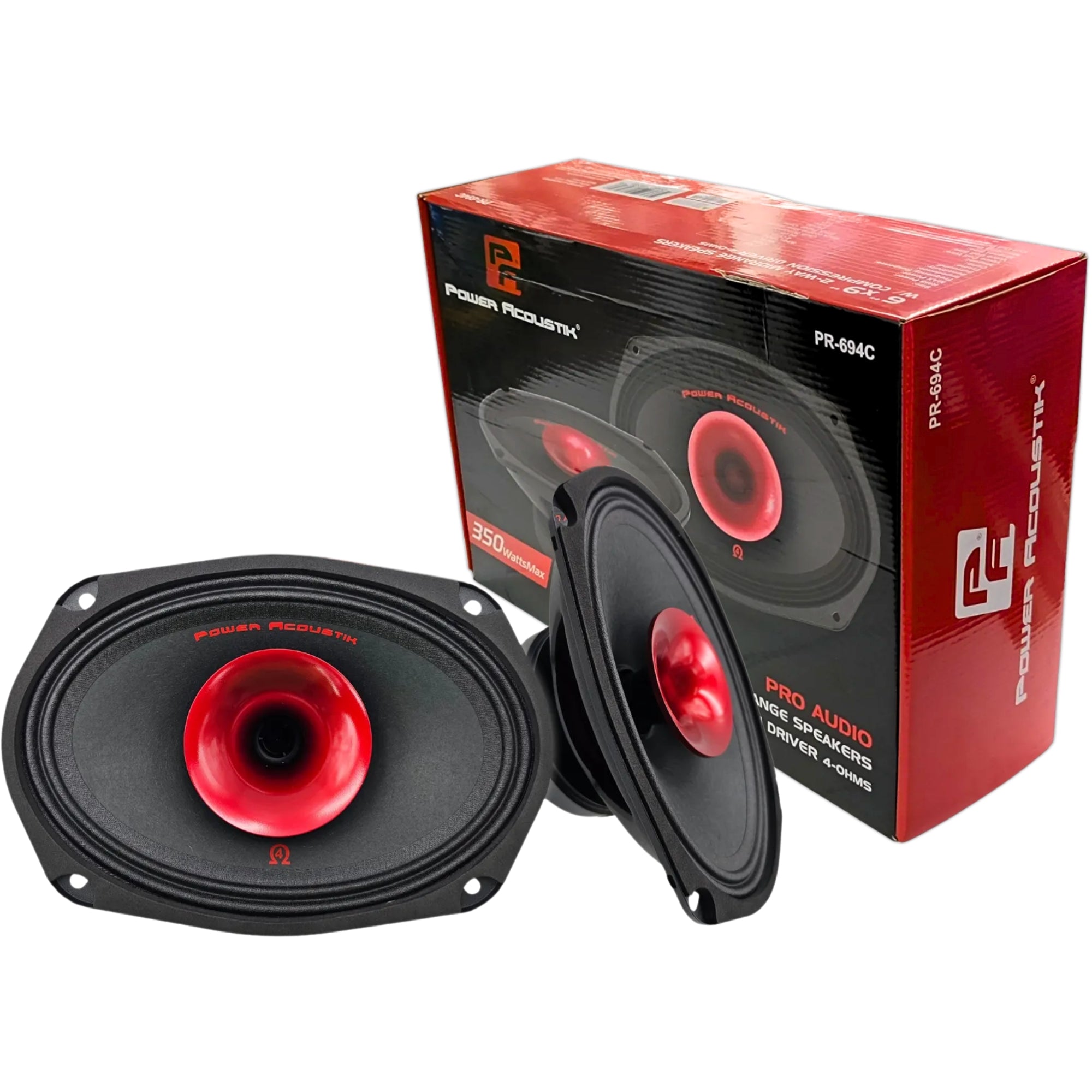PR-694C - POWER ACOUSTIC PAR DE MEDIOS RANGOS 6X9 350W