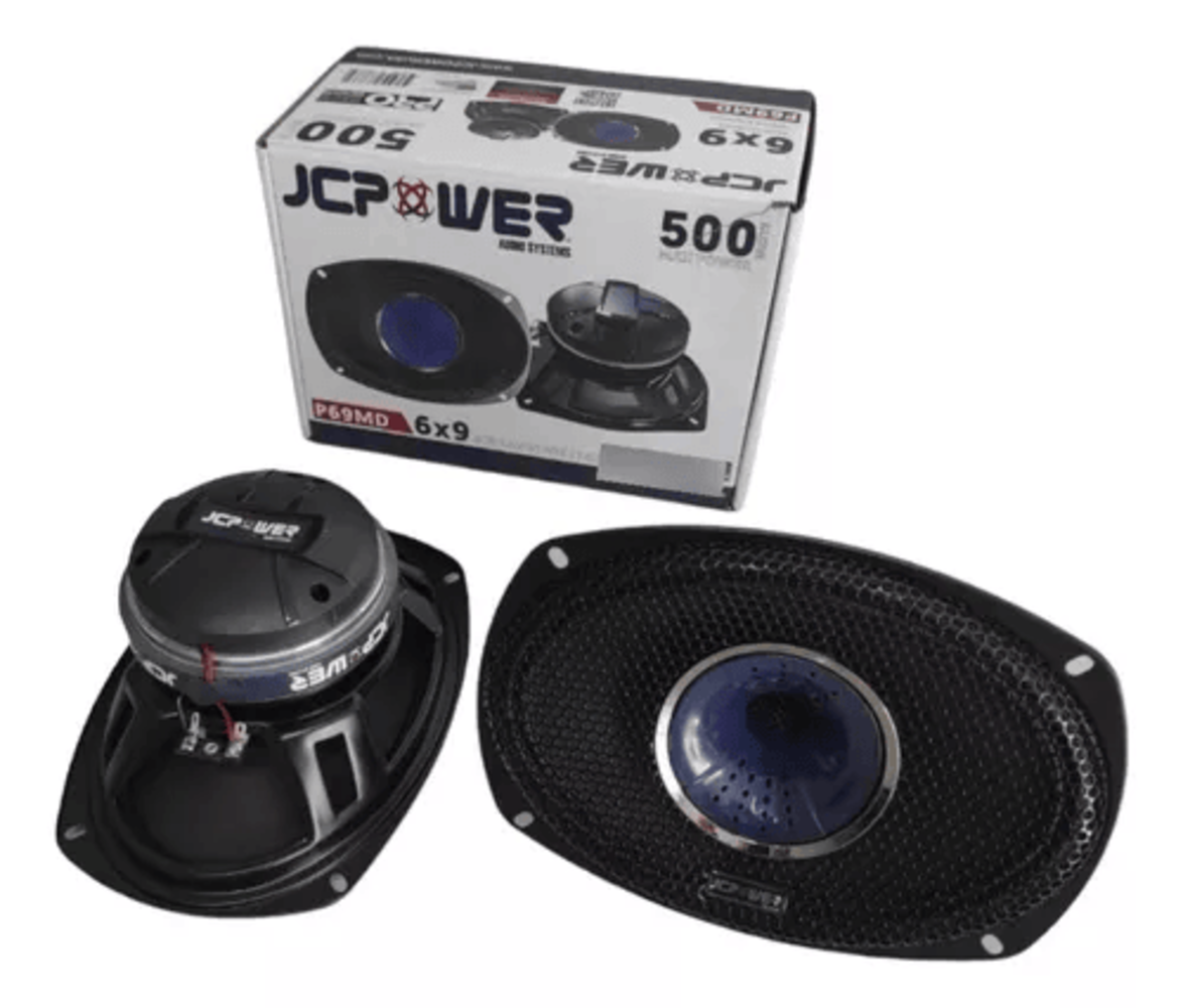 P69MD - JC POWER MEDIO RANGO + DRIVER 6X9" 500W