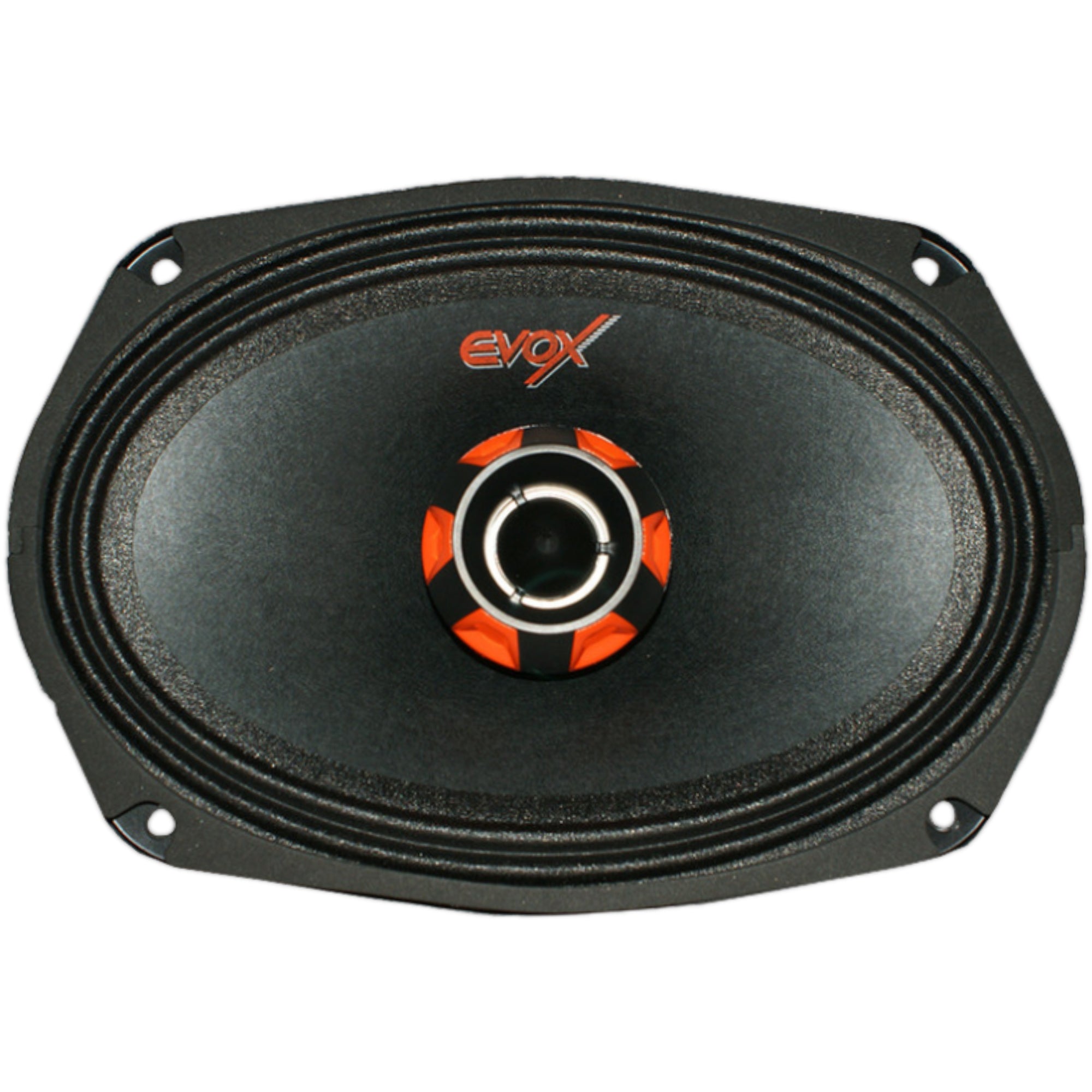 EVX69CX - EVOX MEDIO RANGO DE 6X9" CON BULLET DRIVER 2 VIAS 600W RMS 1200W MAX 4 OHMS