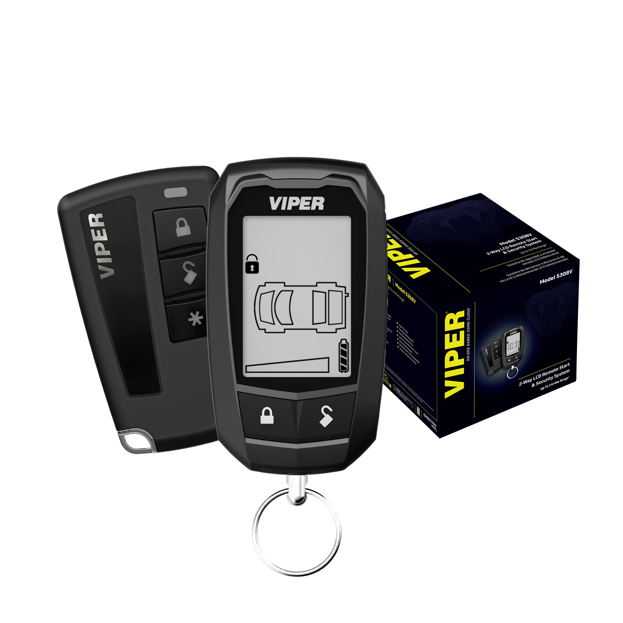 5308V - VIPER ALARMA PARA AUTO 2 VIAS ENCENDIDO REMOTO A DISTANCIA