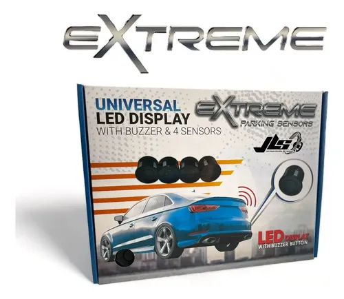 SEREBL10 - EXTREME SENSORES DE REVERSA 4 PUNTOS NEGRO